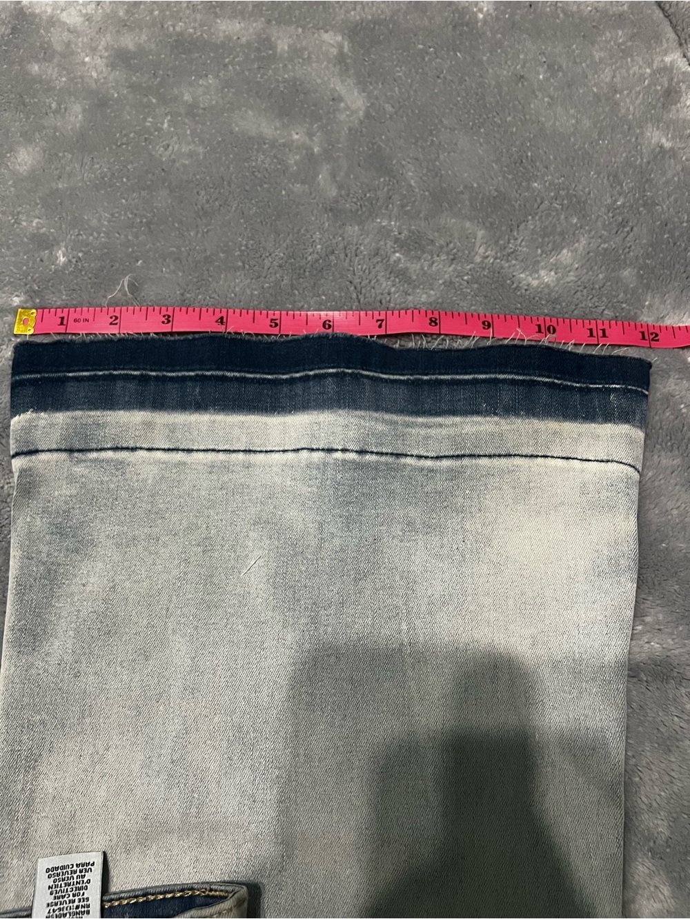Light Washed Blue Flared Jeans - Picture 7 of 9